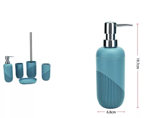 SZAPPANADAGOLÓ PP FÜRDŐSZOBAI 6,8X19,7CM KÉK