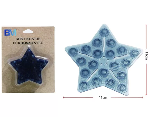 SZŐNYEG PVC CSÚSZÁSGÁTLÓ CSILLAG ALAKÚ 11X11CM