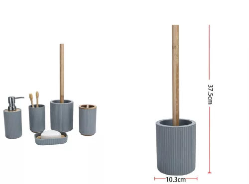 WC KEFE PP 37,5X10,3CM SZÜRKE