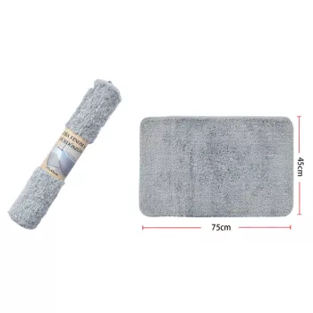 SZŐNYEG FÜRDŐSZOBAI 75X45CM SZÜRKE