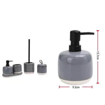 SZAPPANADAGOLÓ KER. 13,7X9,3CM SZÜRKE