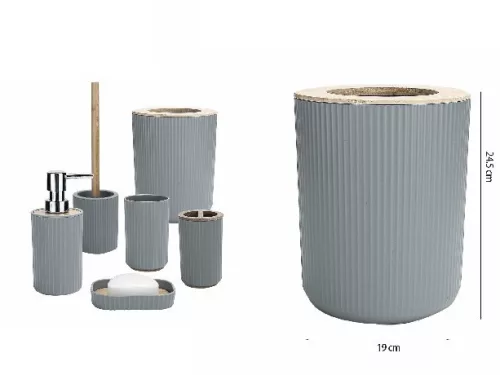 SZEMETES FÜRDŐSZOBAI SZÜRKE