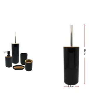 WC KEFE PS. 40X9,1CM FEKETE