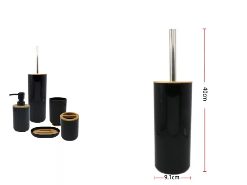 WC KEFE PS. 40X9,1CM FEKETE