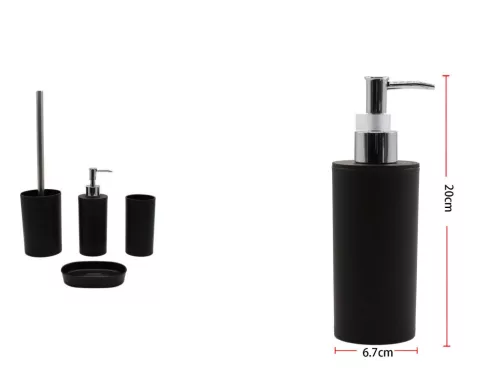 SZAPPANADAGOLÓ 20X6,7CM FEKETE