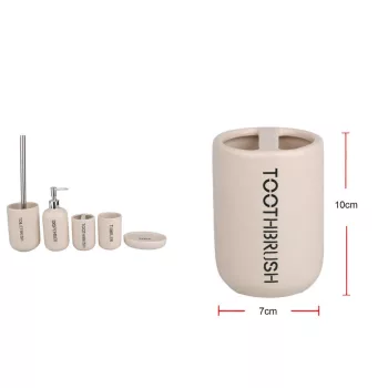 FOGKEFETARTÓ KER. 10X7CM BÉZS