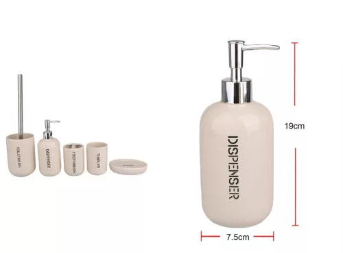 SZAPPANADAGOLÓ KER. 19X7,5CM BÉZS