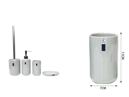 FOGKEFETARTÓ KERÁMIA 6,8X6,8X10,8CM