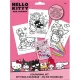 SZÍNEZŐ CSOMAG MATRICÁVAL HELLO KITTYS
