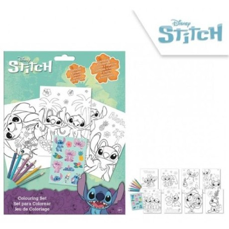 SZÍNEZŐ CSOMAG MATRICÁVAL LILO ÉS STITCHES