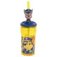 KULACS MŰA. 360ML SZÍVÓSZÁLAS 3D PAW PATROL