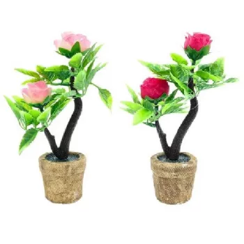 VIRÁG DEKOR KASPÓBAN 4X4X17CM 4F.