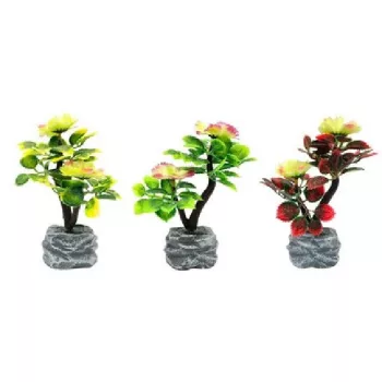 VIRÁG DEKOR KASPÓBAN 4X4X17CM 3F.