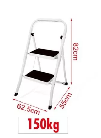 LÉTRA 2 FOKOS FÉM 62,5X55X82CM 150KG MAX.