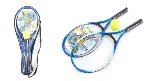 TENISZÜTŐ SZETT TARTÓVAL 2 ÜTŐ + 1 LABDA