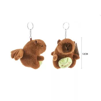 CAPYBARA PLÜSS KULCSTARTÓ 12CM
