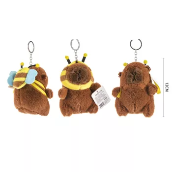 CAPYBARA PLÜSS KULCSTARTÓ 12CM