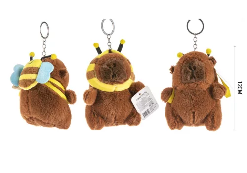 CAPYBARA PLÜSS KULCSTARTÓ 12CM