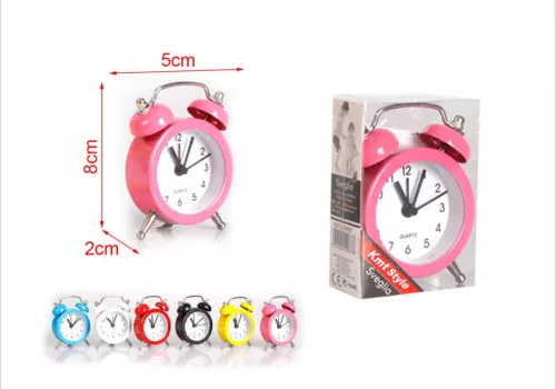 ÉBRESZTŐÓRA MŰA. 5X8X2CM TÖBBFÉLE