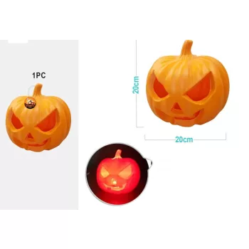 TÖKLÁMPÁS 20CM HANGGAL ÉS FÉNNYEL HALLOWEEN