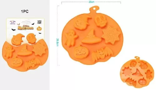 SÜTŐFORMA SZILIKON 26X25,8CM  HALLOWEEN