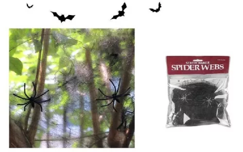 PÓKHÁLÓ FEKETE 150G HALLOWEEN