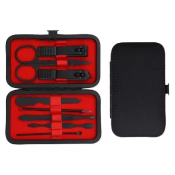 MANIKŰR SZETT 8DB-OS FEKETE