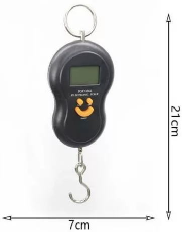 KÉZI MÉRLEG 21X7CM AKASZTHATÓ MAX 50KG