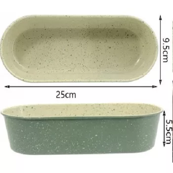 SÜTŐTÁL 25CM OVÁLIS FÉM