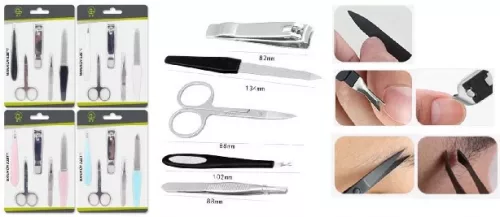 MANIKŰR SZETT 5DB-OS 4F. SZÍN