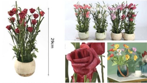 MŰVIRÁG CSEREPES 29CM