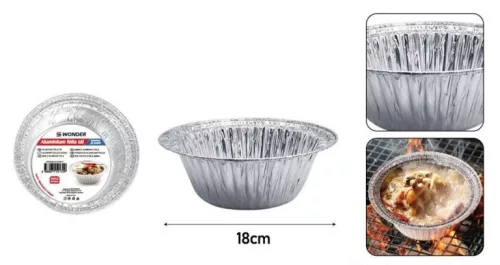 TÁL ALU. 18CM/800ML 20DB-OS