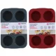 SÜTŐFORMA SZILIKON MUFFIN 26,5X17,3X4CM 2 FÉLE