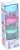 TÁROLÓ DOBOZKÁK EGYMÁSRA RAKHATÓ 3DB 8,5X26,5CM 440ML/2X230ML