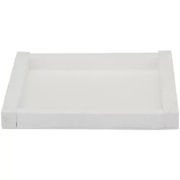 TÁLCA FESTETT FA  2FÉLE 25X2,5X25CM 285GR WD BC