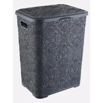   SZENNYESTARTÓ FEDELES MŰA. 60L, VEGYES SZÍN "LACE" 55,5*43,5*37,2CM