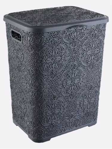 SZENNYESTARTÓ FEDELES MŰA. 60L, VEGYES SZÍN "LACE" 55,5*43,5*37,2CM