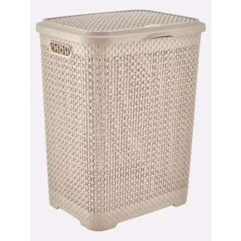   SZENNYESTARTÓ KOSÁR FEDELES MŰA. 55L VEGYES SZÍN"PEARL" 54,3*34,5*41CM