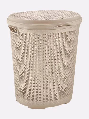 SZENNYESTARTÓ KOSÁR FEDELES MŰA. 45L 4 SZÍN "PEARL" 52*44,2*37CM