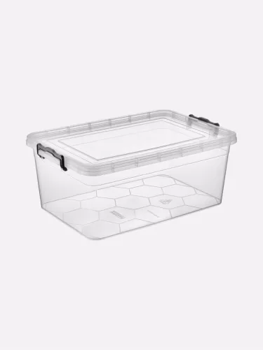 TÁROLÓDOBOZ PATENTZÁRAS TETŐVEL 'ECO' 20L MŰA.