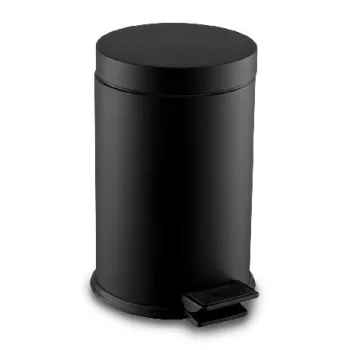 SZEMETES KUKA PEDÁLOS FEKETE RM 12L D:220MM H:360MM