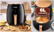 KIMIYO AIR FRYER OLAJ NÉLKÜLI SÜTŐ 2400W 6L