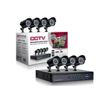   KL25-102 Komplett CCTV Megfigyelőrendszer – Digitális Kamerarendszer Otthoni és Kültéri Biztonsághoz