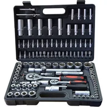   Champion szerszámkészlet, króm vanádium, német minőség, 108 darabos