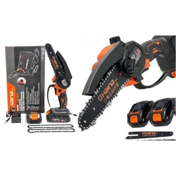 Haina Láncfűrész 2db 62V akkuval 6'