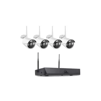   Wifi 4 kamerás 4K biztonsági rendszer, vezeték nélküli HD, 2 MP