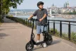 Elektromos Roller Kosárral és Üléssel – Fekete, Városi Közlekedéshez, Kényelmes Kialakítás