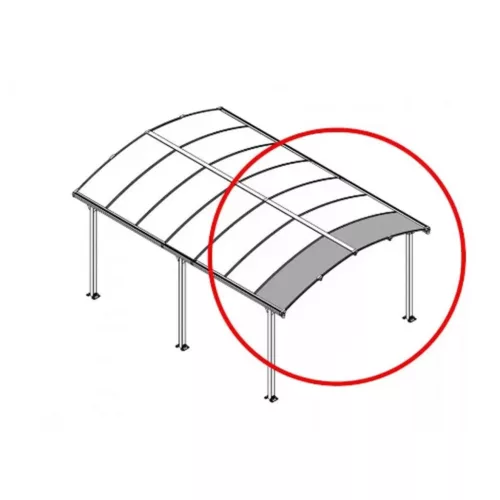 Palram - Canopia Bővítő elem Arcadia kocsibeállókhoz (70 cm)
