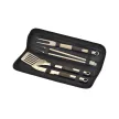 Riwall PRO RBBQ 4B SET 4-részes prémium rozsdamentes acél grilleszköz készlet