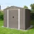 Riwall PRO RMSA 6x8 Brown fém kerti tároló 2,4 x 1,7 m nyeregtetővel (barna)